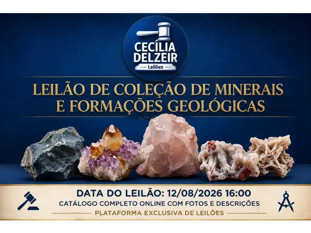 LEILÃO DE PEDRAS PRECIOSAS